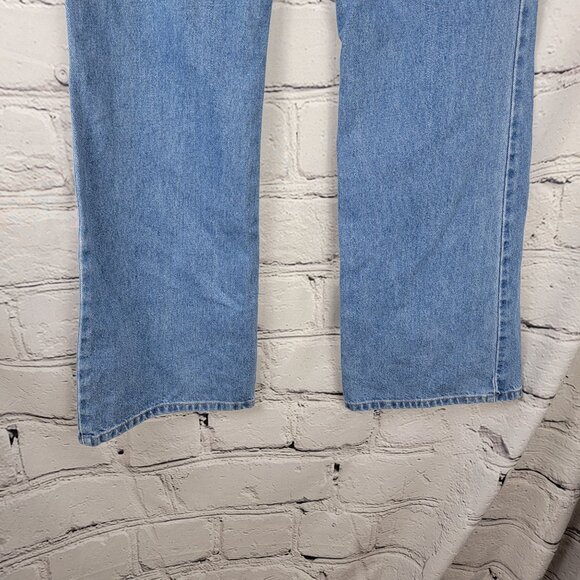 Jeanology Jeans Denim Cotton Womens 8 Tall Blue Straight VTG High Rise‎ - Picture 5 of 5
